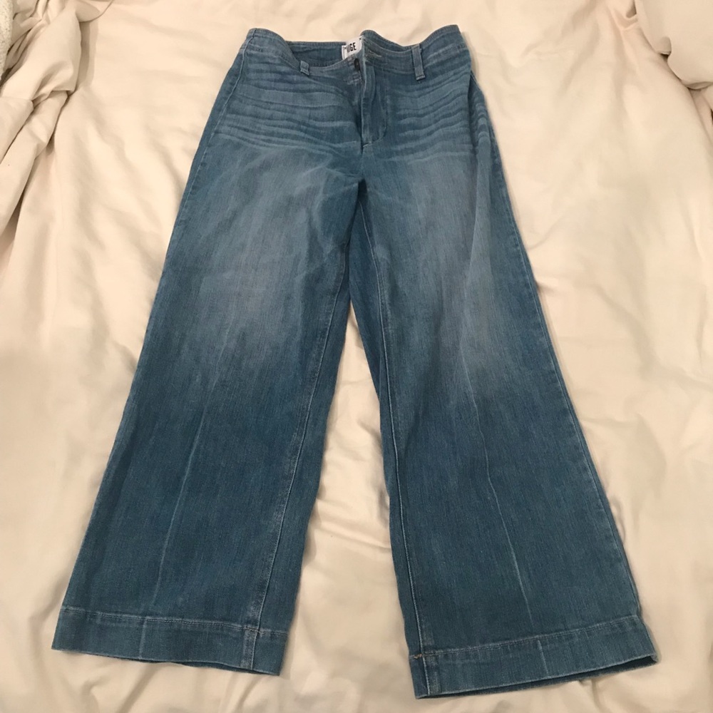 PAIGE WIDE LEG JEANS